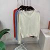 C S In The Room baSiC popCorn V neCk Long SleeVe Knit 4 ColorS