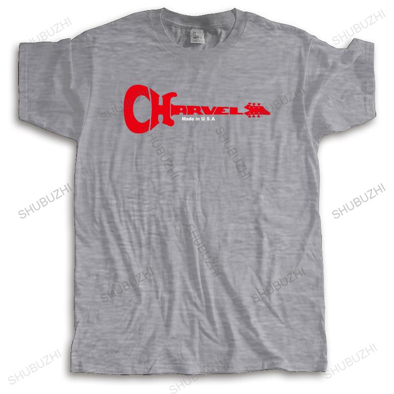 Мужская уличная футболка с коротким рукавом, повседневная, забавная, с логотипом гитары Charvel, музыкальный бренд, крутая футболка с круглым вырезом, прямая доставка.