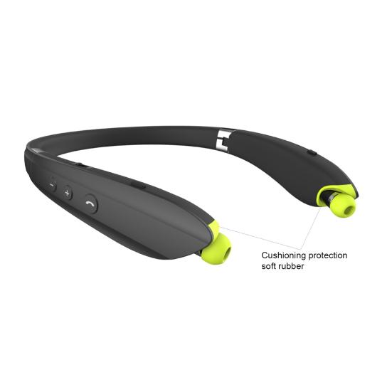 SX-990 Наушники с сабвуфером, подвесные наушники-вкладыши, складные Bluetooth-совместимые беспроводные наушники со звуком HiFi 5.0