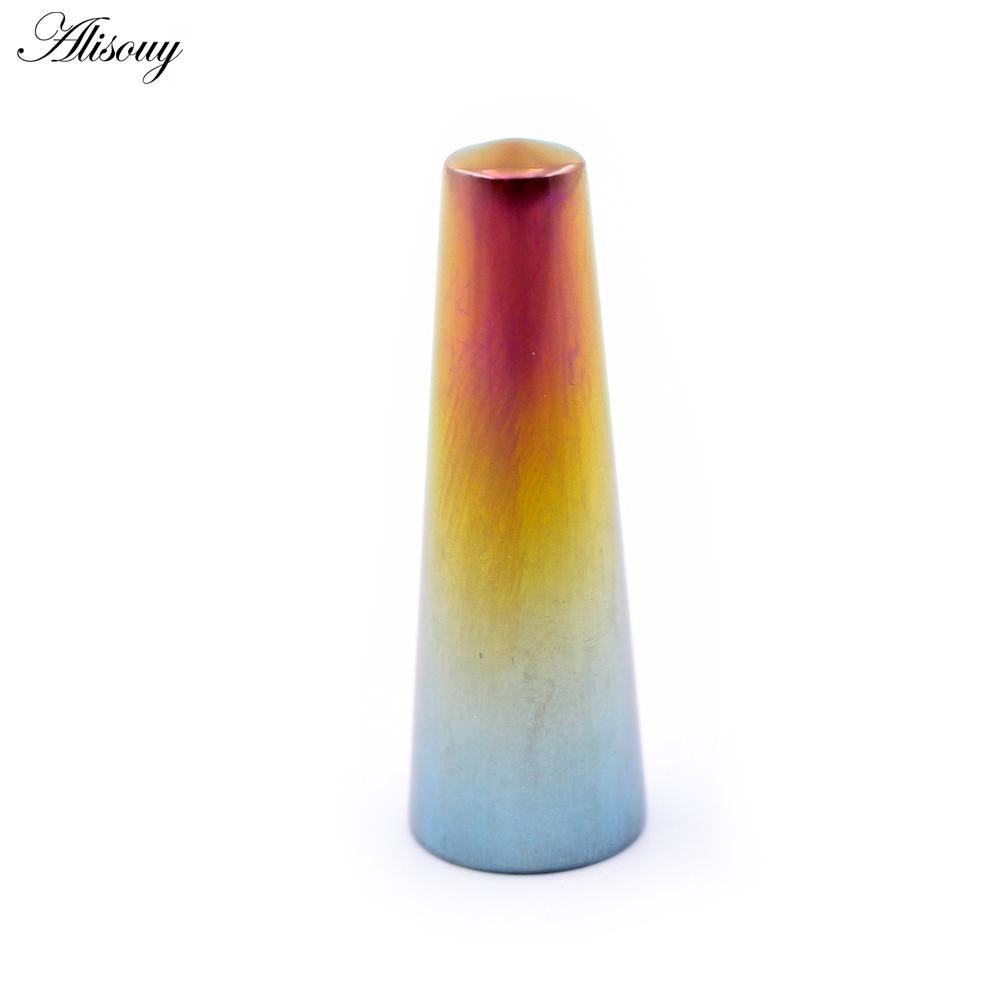 Alisouy 1PC титановый градиент фиолетовый вогнутый конус вставные штифты конусный калибр расширитель пирсинг инструмент профессиональные украшения для тела