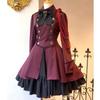 Новое женское винтажное платье эпохи Возрождения с бантом и оборками, готический стиль, женские платья Лолиты, элегантное платье с длинным рукавом для чаепития, косплей, халат