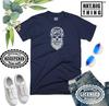 Bearded Skull T Shirt Bike Biker Ride Race Dead Motorbike Motorcycle Chopper Top