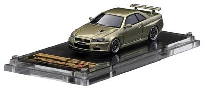 Модель зажигания Nissan Skyline II Millennium Jade готовый продукт 1/64 GT-R V-spec (Р34)