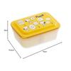 Skater Bento Box, Antibacterial, Fluffy, 450ml, Packing, Integrated Air Valve, 1 Tier, Snoopy Peanuts PAS5AG-A