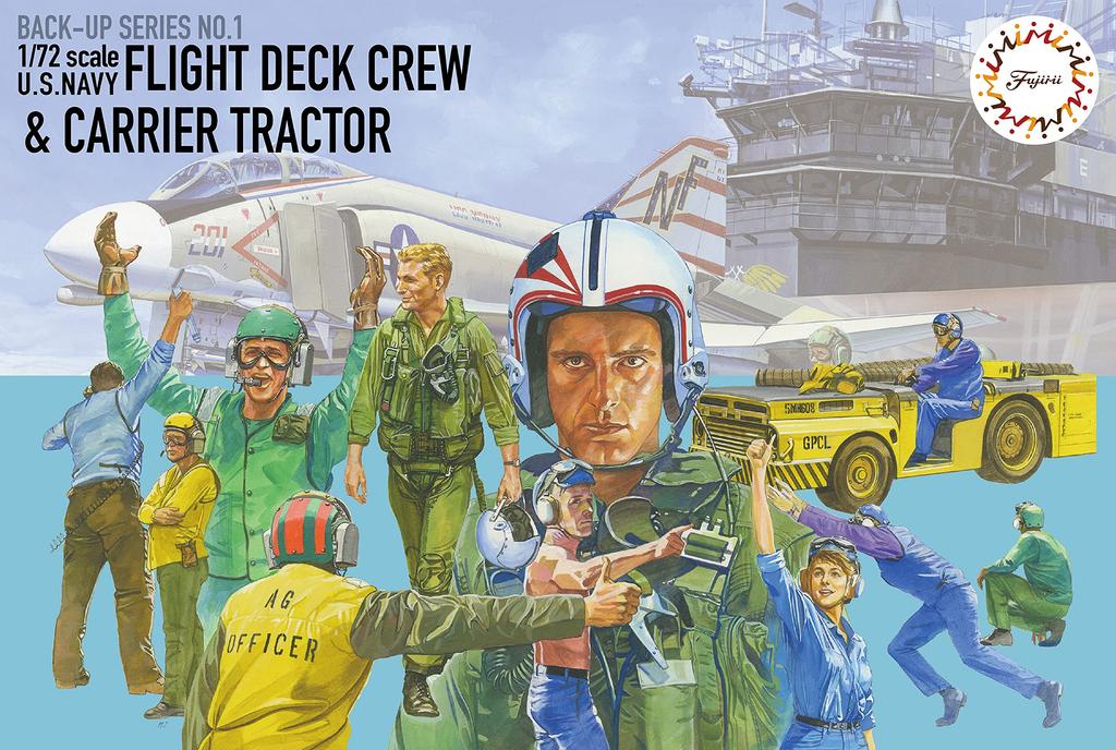 Fujimi Model BUP1 Deck Crew 1/72 и MD-3 Bup-1