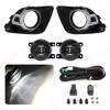 LED Fog Lights For Mitsubishi ASX 2011 2012 2013 DRL Daytime Running Light Fog Lamp Headlight Halogen Cover Hood Frame Bezel 12V