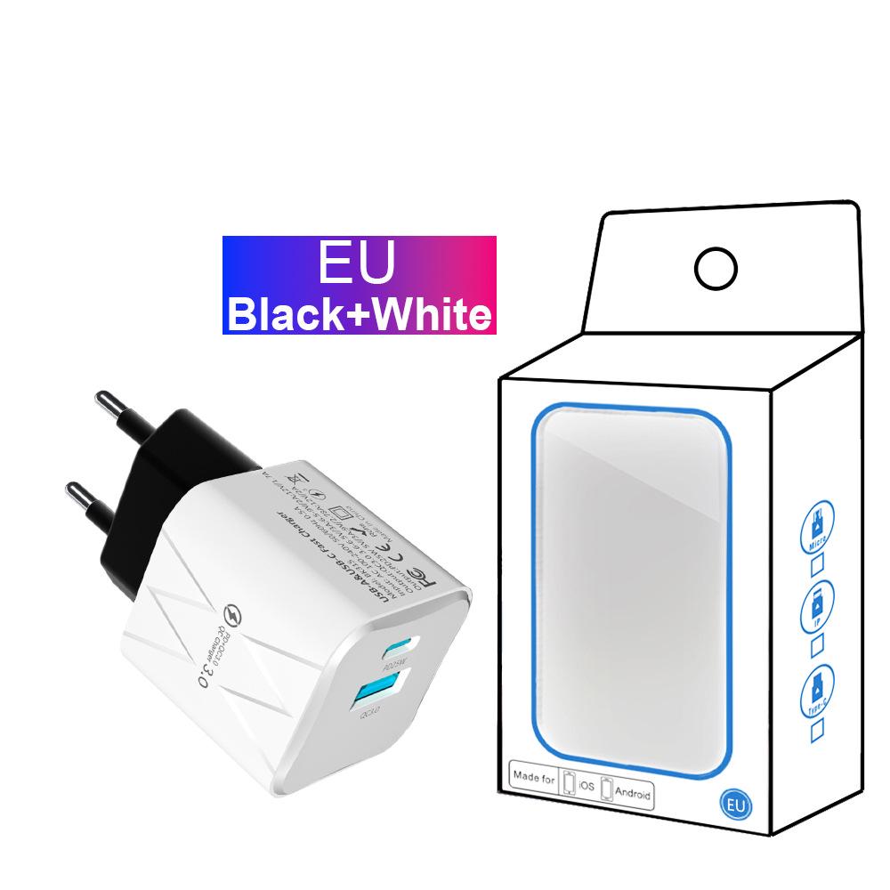 65-ваттное PD-зарядное устройство с QC3.0 для быстрой зарядки телефона и планшета - Стандарт ЕС