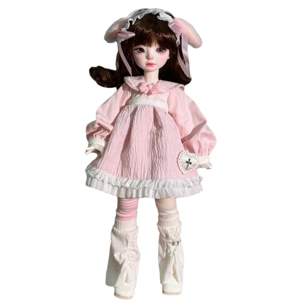 11.8 Inch BJD Doll 6 Points Joint Multi-joint Doll Cute Clothes Handmade Doll Clothes DIY Projects
