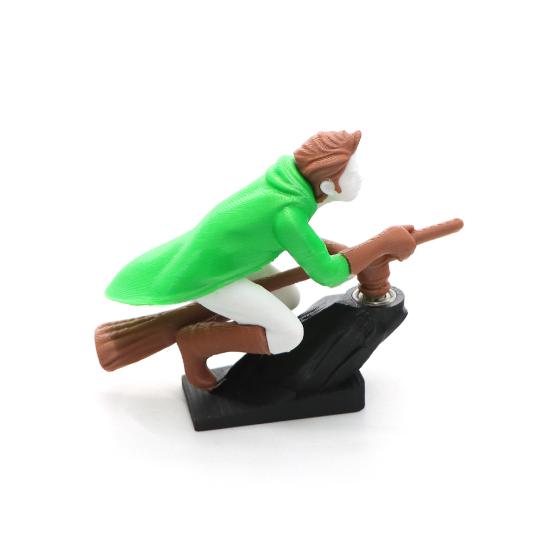 2 шт. Настольное украшение для дрифта «Летающая метла», Декор для автомобиля, Веселая игрушка-волшебник на приборную панель с плавным движением, Салон автомобиля