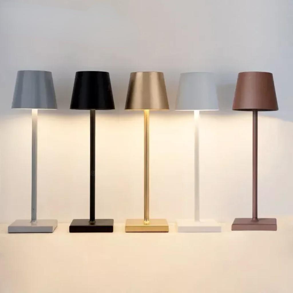New Convenient, Sleek, and Modern Rechargeable LED Table Lamp with Touch Switch - Stylish and Portable Night Light for Cordless