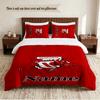 St George Illawarra Dragons Personalized Custom Name 3‑Piece Bedding Set Soft Duvet Cover Set For Bedroom Home Decor