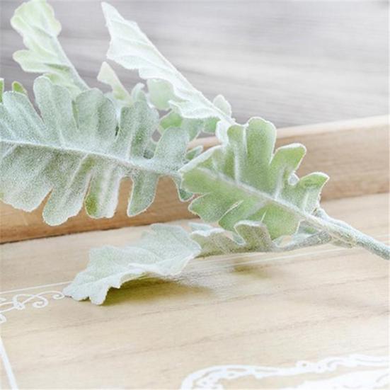 1шт искусственные поддельные пыльный Миллер зеленые листья свадебный дом свадебный садовый декор