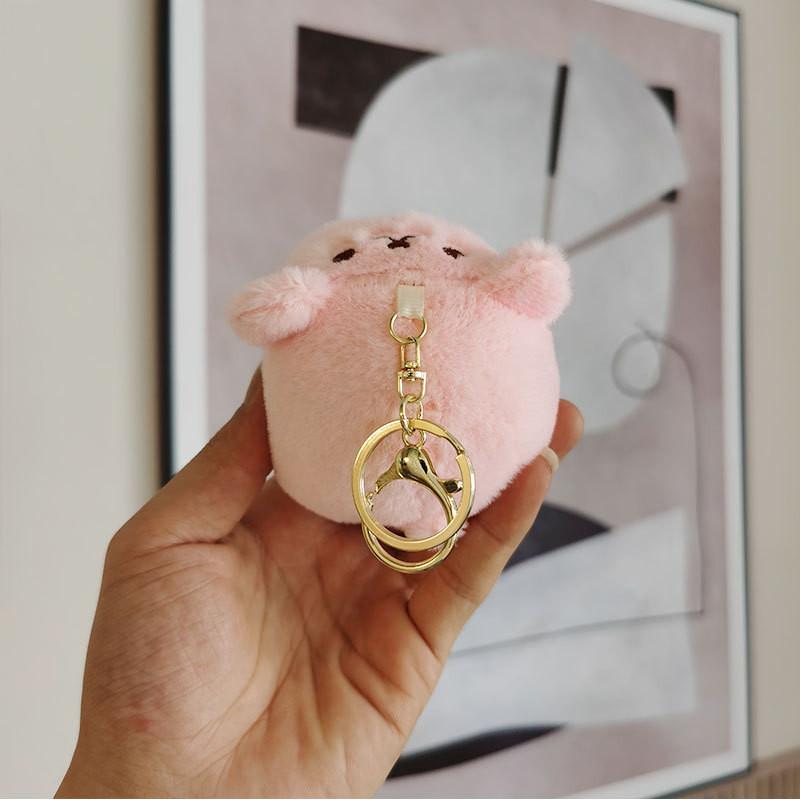 Adorable Penguin Plush Keychain Ice Cream Lollipop Style Bag Charm Stuffed Toy
