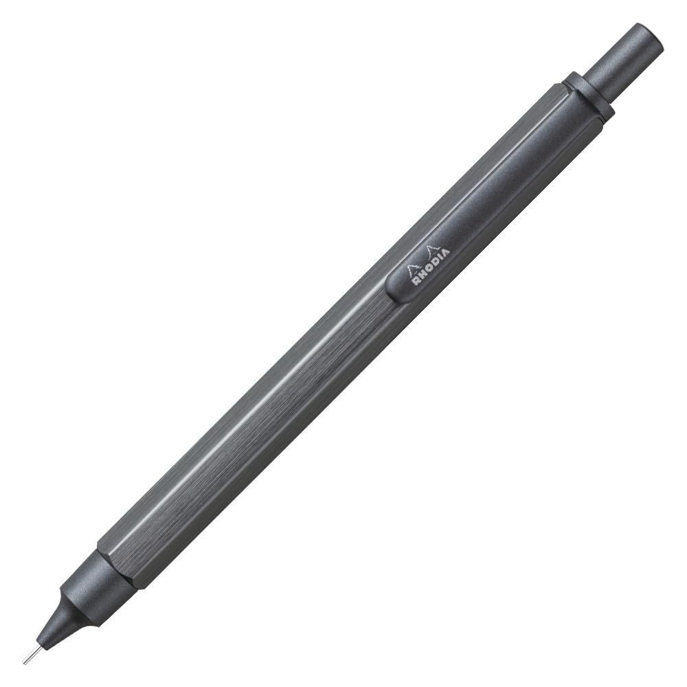 RHODIA Mechanical Script Hexagonal Aluminum Body with Anodized and Brushed Titanium RHODIA cf9373 0.5mm Pencil, Series, Barrel, Finish,