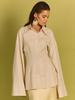 2026 Spring/Summer Simple Loose Linen Women's Shirt - Middle East Europe America