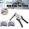 Farm Cage Repair Pliers 600pcs M Clips Pig Ring Pliers Animal Cage Hog Ring Pliers  Chicken