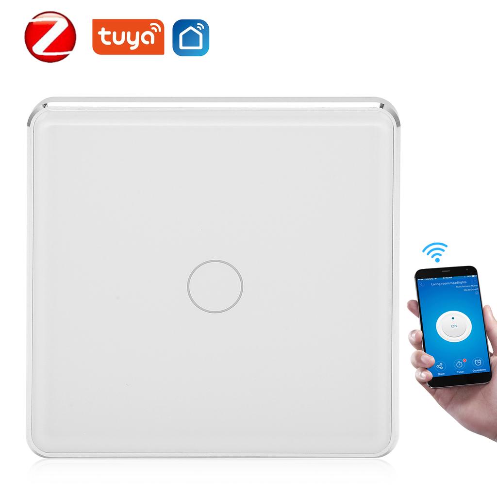 Умный выключатель света 1?Беспроводной пульт дистанционного управления с сенсорной панелью и функцией синхронизации для Tuya ZigBee
