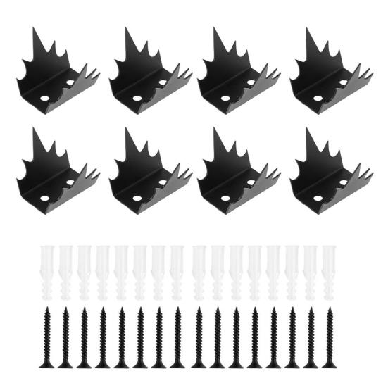 4/8 шт. Гвоздь для забора Шипы для забора против лазания Атмосферостойкий Защитный барьер Коммерческие шипы для забора