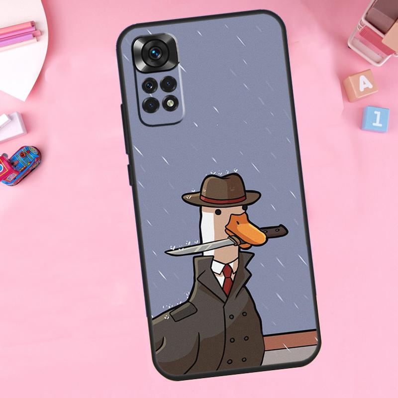Мультяшный милый гусь Для Xiaomi Redmi Note 14 13 Pro 9 10 11 12 Pro 11S 12S Чехол для телефона Для Redmi 13C 12C 10C 14C