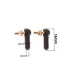 2/5Pcs L16/17Mm Rod End M2 M3 Ball Joint 2/3Mm Black Linkage Rod Ball Head Connector For Diy Rc Gasoline Boat Servo Spare Parts