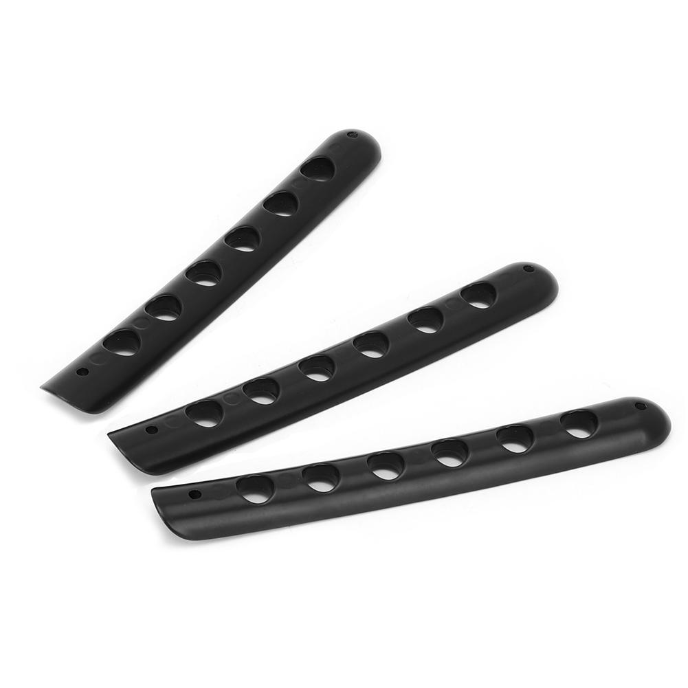 3Pcs set Aluminum Alloy Car Door Handle Trim Insert Fit for Jeep Wrangler JK 2 Door 2007 2018