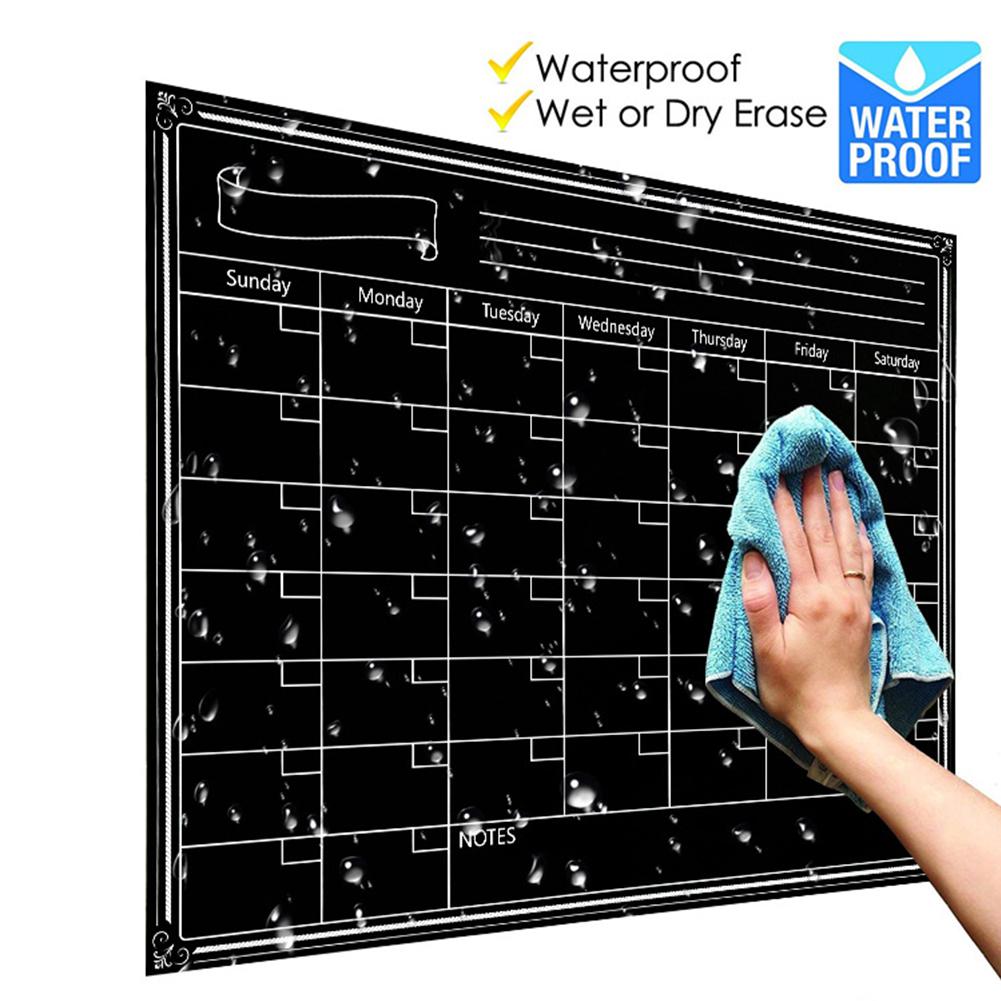 40*30cm Black/White Waterproof Drawing Magnetic Board Cooler Refrigerator Magnet Notepad