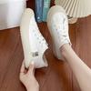 Girl Shoes Canvas Shoes New Women's  Spring Little White Shoes Flat Bottom Board Shoes Lazy Shoes