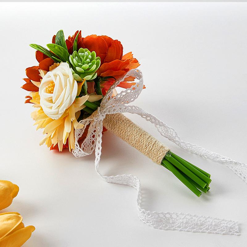1 шт. ручной работы букет свадебный детский подарок на день рождения передовые ощущения мини ручной цветок новый узор искусственный цветок