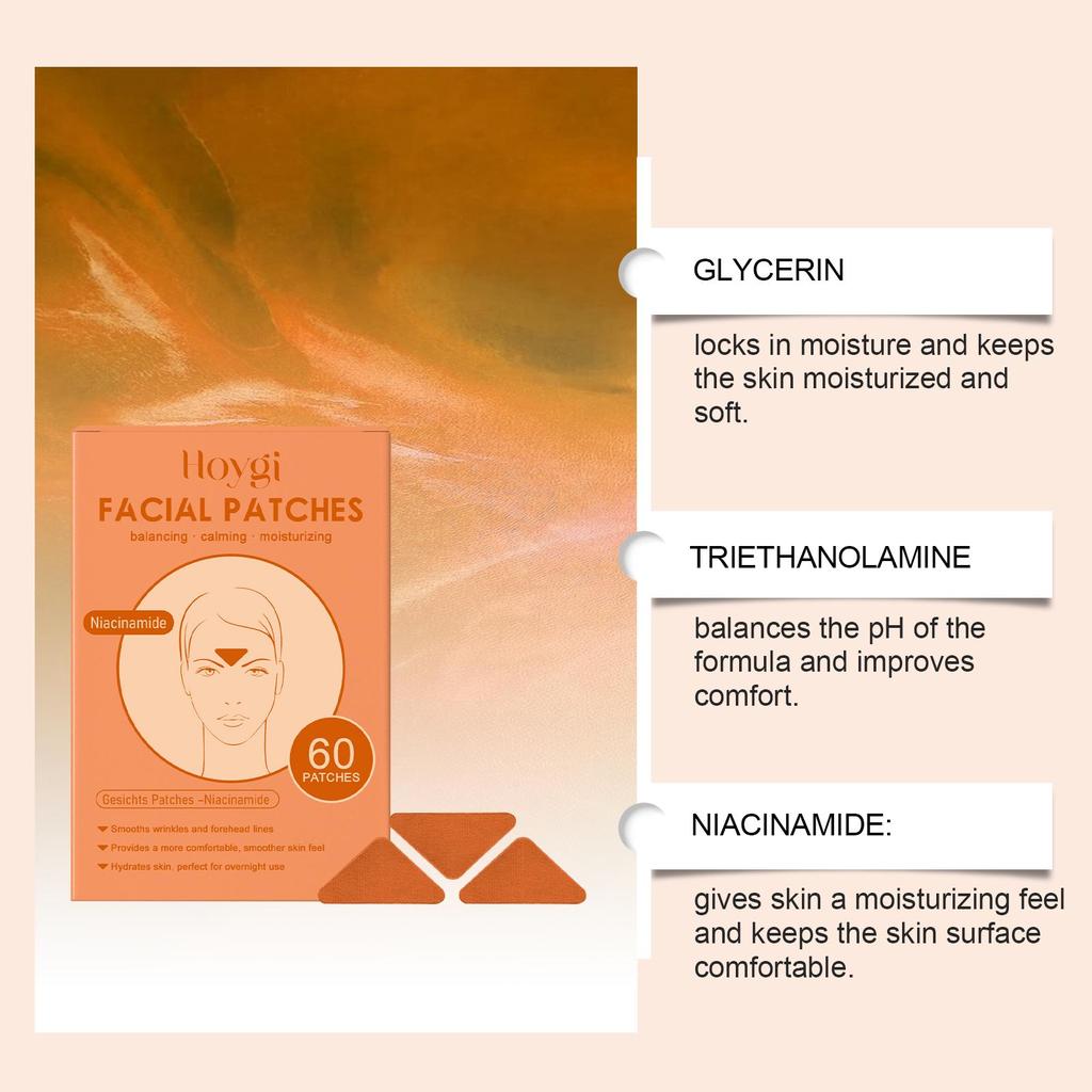 Niacinamide Orange Facial Patches: Daily Firming & Smoothing Care to Reduce Fine Lines