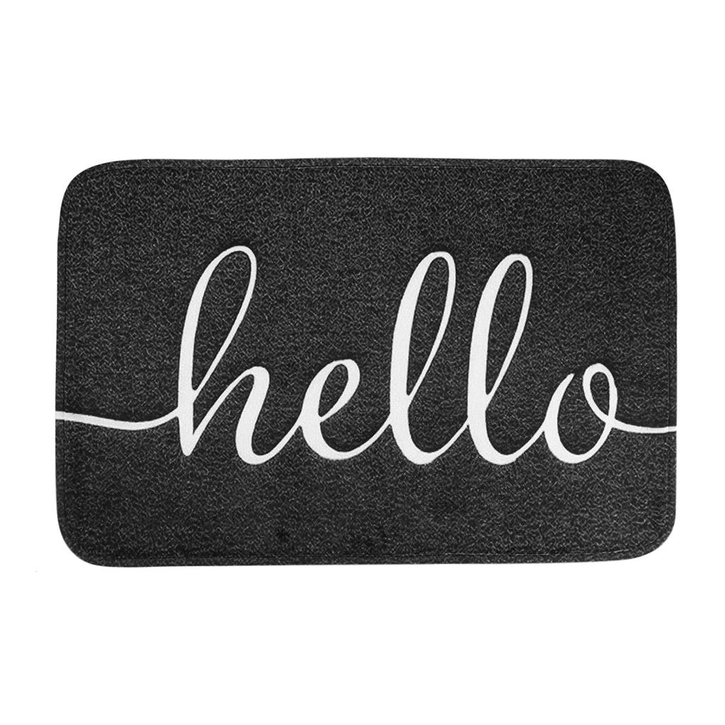 30x17.5inch Stain Resistant Layered Welcome Doormats Front Porch Rug Easy To Clean Long Lasting Colorfastness for Garden Kitchen