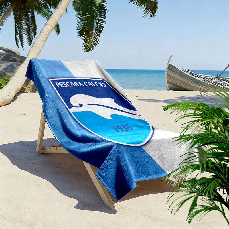 Delfino Pescara 1936 Print Beach Towel, Large Soft Quick Dry Towel for Beach Camping Swimming
