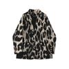 Leopard Print Coat Women Autumn Winter Korean Style Niche Design Loose Suit Jacket Casual Vintage Temperament Blazer