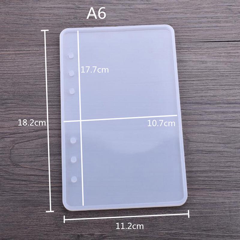 Форма для блокнота A7/A6/A5, силиконовая форма для самостоятельной сборки, форма для книги из смолы, эпоксидная форма