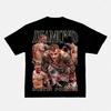 2025 Популярный Стиль Алмазный Poirier Poirier Футболка UFC Принт Короткий Рукав Американский Винтаж Маленький Вырез Топ Удобный