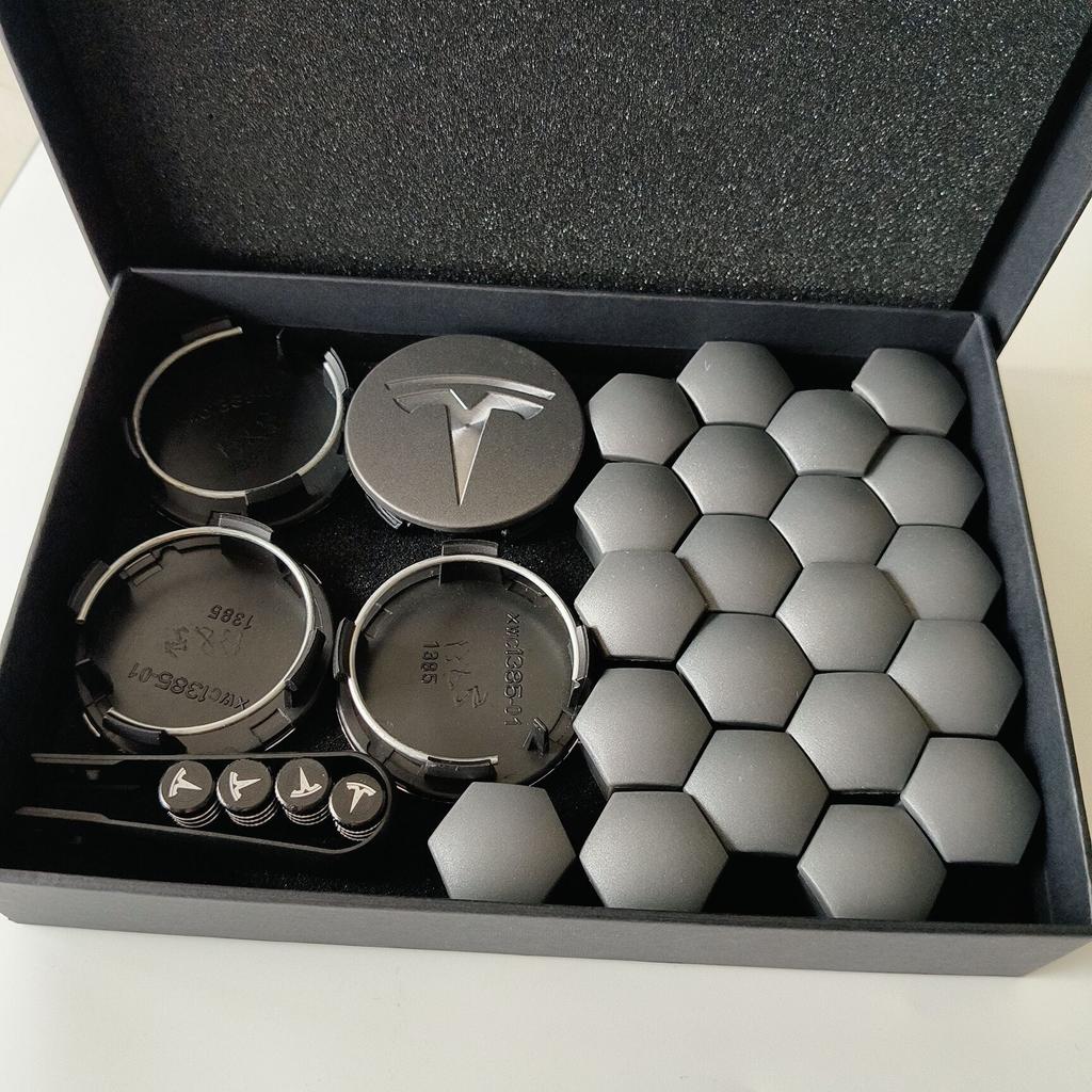 4PCS 25PCS 29PCS 56/57MM For Tesla Model3 /ModelY/2025 Model Y Juniper Sport Emblem Wheel Center Hub Cap Car Rims Cover Hubcaps