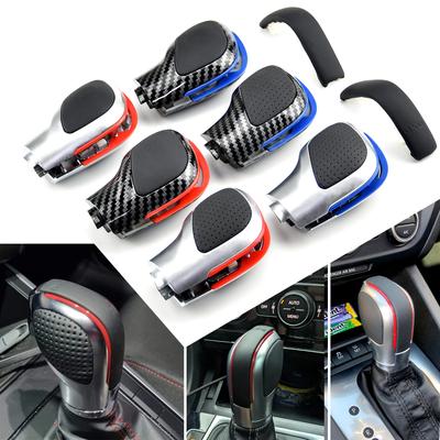 Для VW Golf MK6 MK7 R GTI Passat B7 B8 CC R20 Jetta MK6 GLI Ручка переключения передач DSG с кожаным чехлом рычага переключения передач