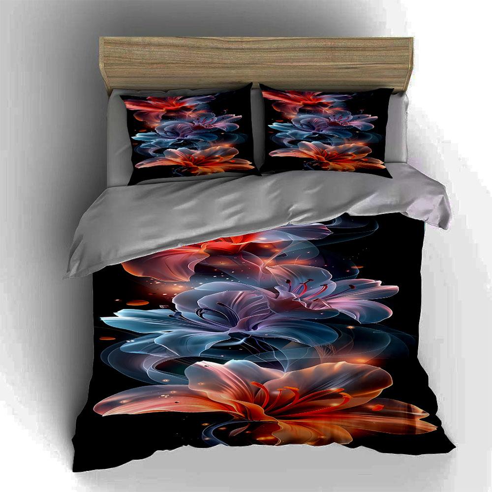 Abstract floral design Bedding Duvet cover sets Duvet covers Pillowcases gifts (1 * Duvet Cover 2 * Pillowcases, without duvet insert)