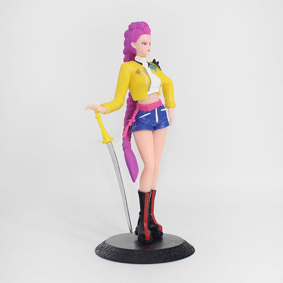 Kpop Охотники на демонов Фигурка Аниме Руми Мира Зои Персонаж Декор Мультфильм Аниме Фигурка Модель ПВХ Настольные украшения Фигурка Подарок