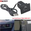 Автомобильный USB-преобразователь Адаптер нагрузки в автомобиле Кабель-интерфейс с разъемом для флэш-накопителя 12 В/24 В Аксессуары Для Ford Focus 2 Mk2 2009-2011