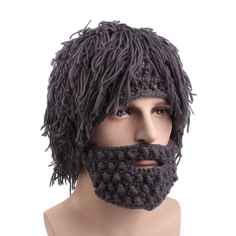 Quality Mens Wig Beard Hats Beanies For Warmth And Style In Any Winter Activity**