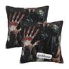 Konig Wallpaper 2 Pcs Square Pillowcase Pillow Cover Cushion Decor Comfort Throw Pillow For Home Car