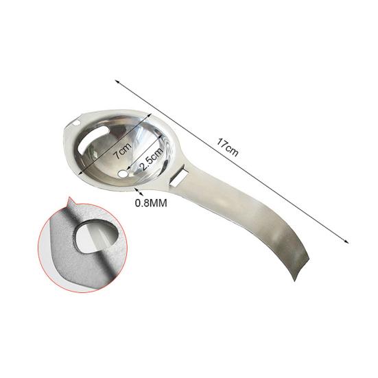Ручной разделитель яиц из нержавеющей стали, сепаратор желтка, сито, кухонный инструмент для приготовления пищи