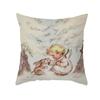 New Year Merry Christmas Christmas Decoration Print Pattern Cushion Cover Home Living Room Sofa Decoration Pillow Cover