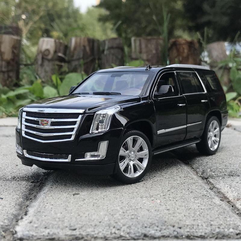 ВЕЛЛИ 1:24 Кадиллак Эскалейд Внедорожник Сплав Автомобиль Литье под давлением и Игрушечные Транспортные Средства Модель Автомобиля Миниатюрная Масштабная Модель Автомобиля Игрушка Для Детей