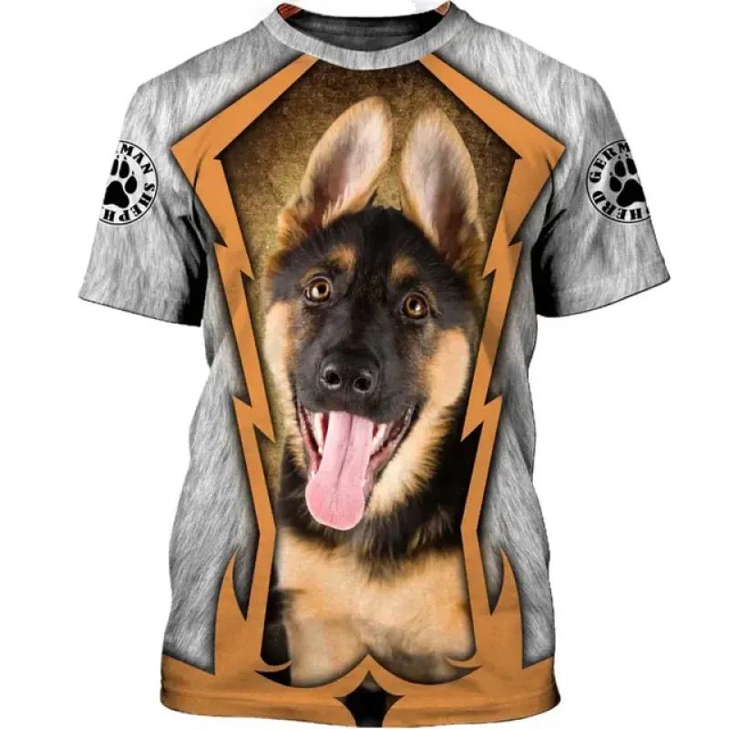 Футболки с 3D принтом Mess With I Fight Back, футболки с забавной собакой, футболки унисекс