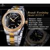 Forsining Men's Fashion Casual Vintage Rhinestone Watch Mechanical Watch