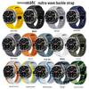 Совместимый силиконовый спортивный ремешок с обратной пряжкой для Samsung Galaxy Watch7 Ultra 47 мм