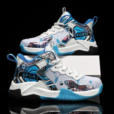 Повседневная обувь для мальчиков старшего возраста, баскетбольные кроссовки, детские кроссовки 7, сетчатые, Owen, тренировочные, для бега, дышащие, для студентов