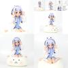 Delightful Sitting Kyoko Chino Pvc Figure With Colorful Pajamas For Anime Fans