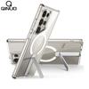 Роскошная металлическая подставка для чехла Magsafe для Samsung S25 Edge S24 S23 FE S22 Plus Ultra Магнитная беспроводная зарядка Матовый чехол